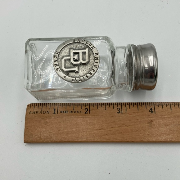 Heritage Pewter Baylor University Salt and Pepper Shakers with Caddy - Picture 4 of 5